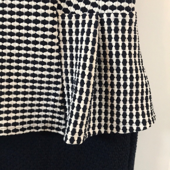 NWOT Anthropologie Preppy Peplum Pencil Dress - Picture 5 of 5